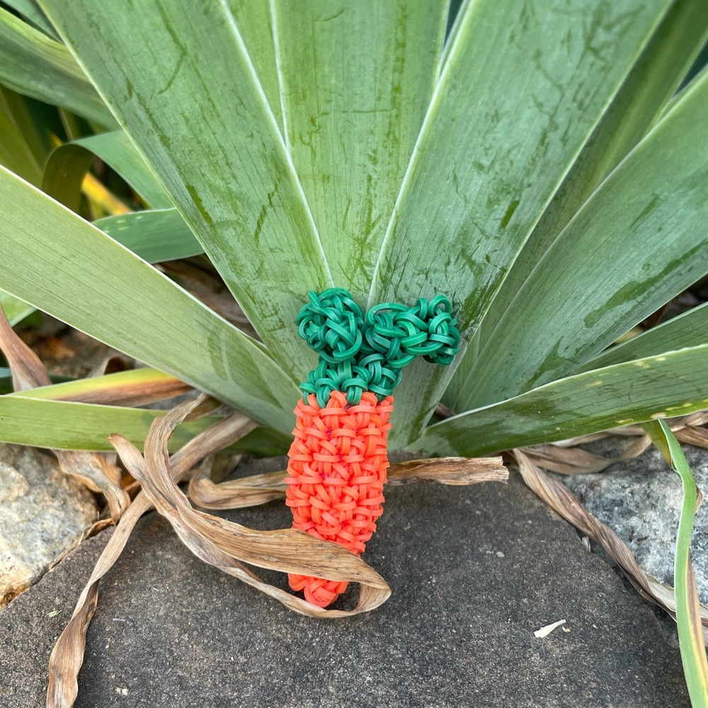 rainbowloom lumigurumi Carrot